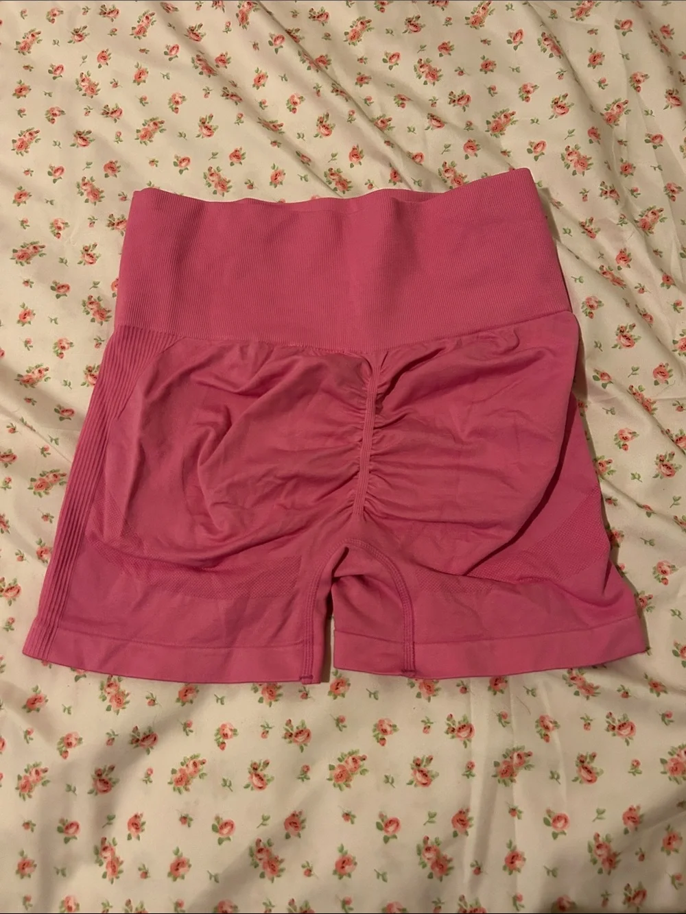 New Mix High-Waist Pink Bike Shorts